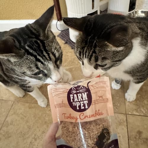 Turkey Cat Treat Crumbles 100% Natural