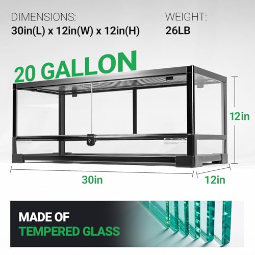 Tempered Glass Reptile Tank