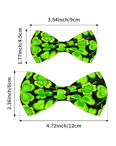 10 Pack Holiday Dog Bowties for Small Dogs Sliding on Collar (S/M)