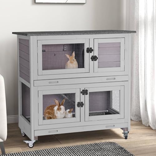 Rabbit Hutch Indoor with Chew