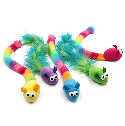5 Pack Interactive Catnip and Feather Cat Toys