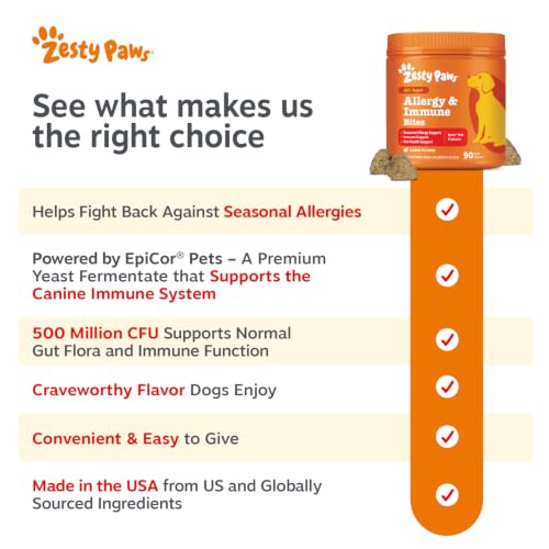 Dog Allergy Chews (90 Count (Pack of 1) - Standard)