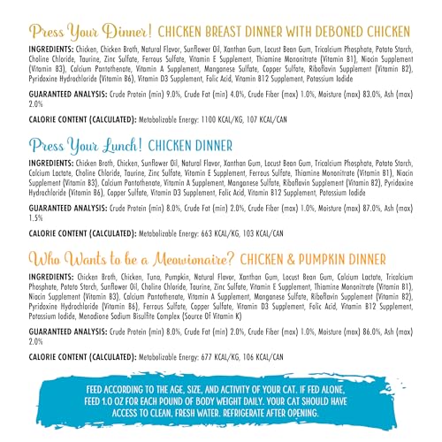 Wet Cat Food The Chicken Lounge Paté Variety Pack (5.5 Ounce (Pack of 12))