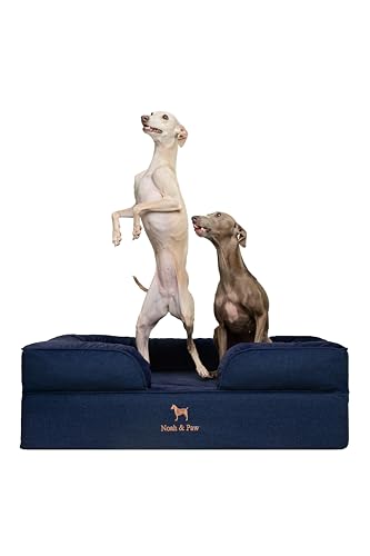 Dog Bed Orthopedic Memory Cooling Foam (Dark Blue - DE / Large)
