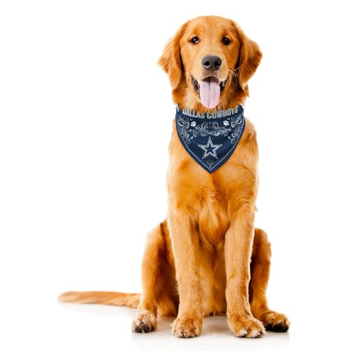 NFL Dallas Cowboys Pet Bandana (Dallas Cowboys / XLarge)