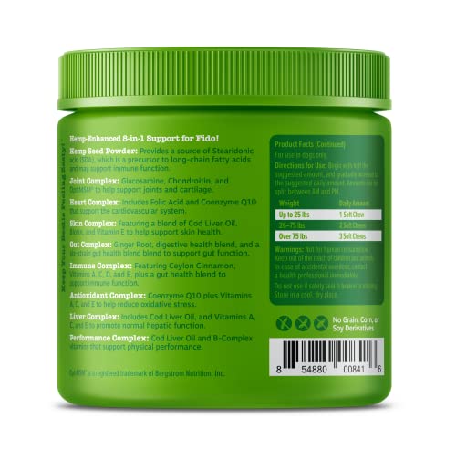 Dog Vitamins Dog Multivitamins with Hemp (90 Count (Pack of 1))