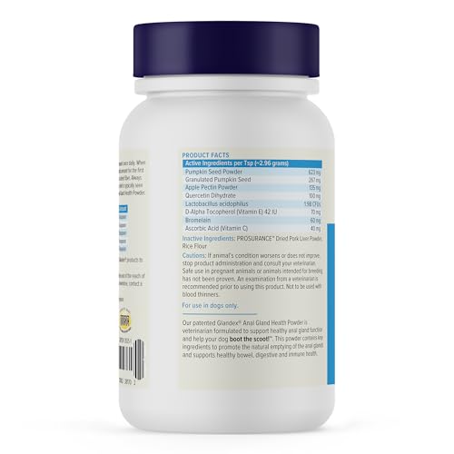 Glandex for Dogs Anal Gland Powder (2.5 oz)
