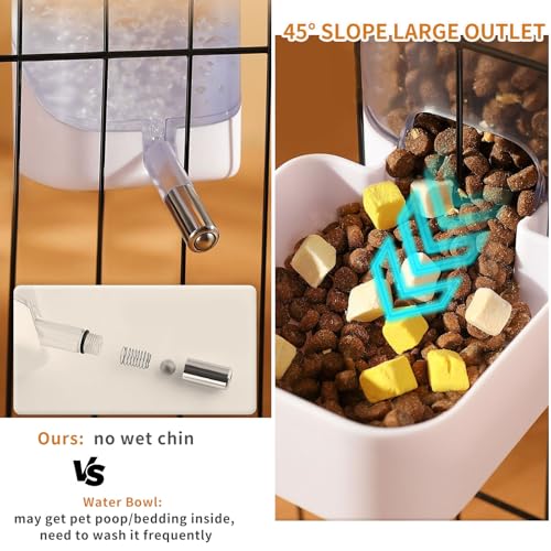 24oz Rabbit Water Dispenser No Drip for Cage