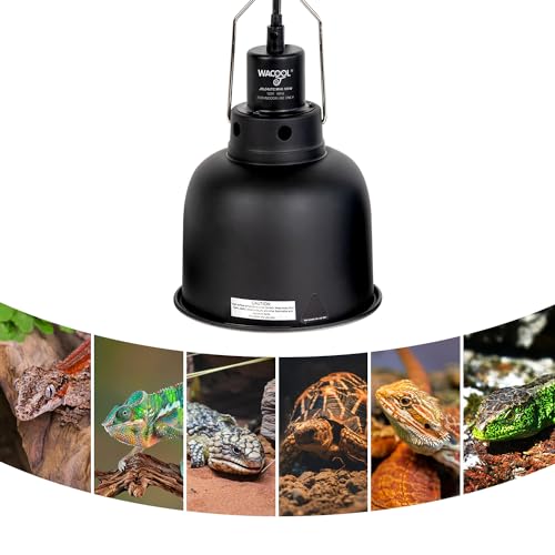 Reptile Light Fixture with Dimming Thermostat (5.5 inch-1pack)