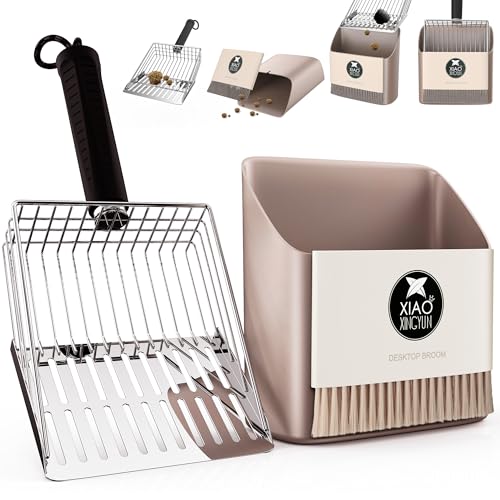 Cat Litter Scooper with Holder (Grey)