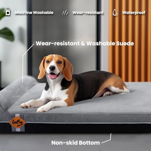 Orthopedic Dog Bed (40.0"L x 25.0"W x 5.5"Th / Slate Gray)