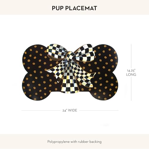 Pup Placemat Black