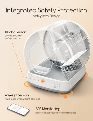 Automatic Cat Litter Box Self Cleaning