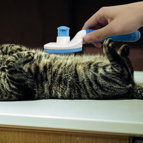 Pet Cleaning Deshedding Brush (blue)
