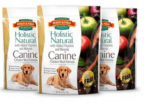 Holistic Premium Dry Dog Food (6.6 Pound (Pack of 3))