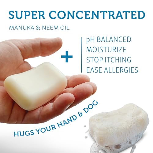 Dog Shampoo Bar Soap for Itchy Skin Relief (2.8 oz)