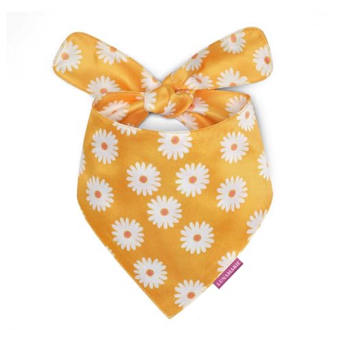 Luxury Pet Birthday Bandanas (Daisies / X-Small)