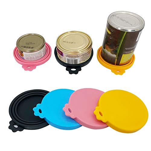 Food Can Covers (blue,pink,orange,black)