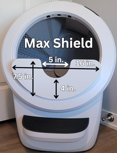 Max Shield w Steps Attachment Compatible with Litter (Black Max Shield w/ Steps Attachment)
