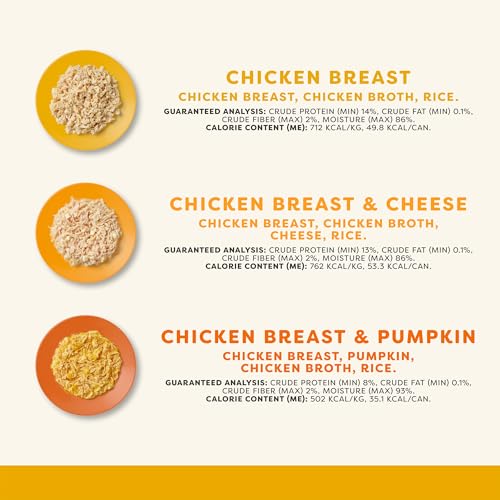 Chicken Variety in Broth Wet Cat Food 3 (2.47 Ounce (Pack of 16))