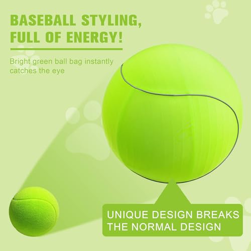 20" Herding Ball for Dogs & Horses with Green Nylon Cover (20 inches)
