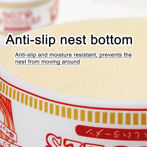 Ramen Noodle Cat Bed (15.7"L x 15.7"W x 7.9"Th / white)