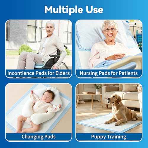 Bed Pads Disposable 30" x 36" [100 Count] Adult Incontinence Underpads (30"x36" (100 Pcs))