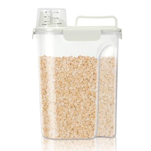 Airtight Rice Container 10 Lbs (6Qt-Beige)