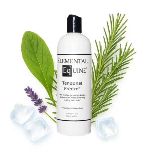 Elemental Equine Tendonel Freeze Liniment Rub for Horses 16oz
