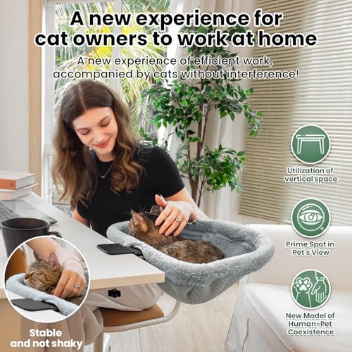 Cat Desk Bed One (Grey)