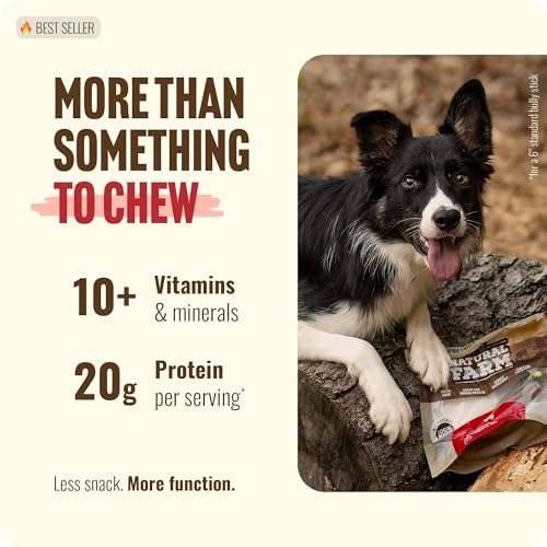 Peanut Butter Flavor Collagen Sticks for Dogs (12" Peanut - 12 Count)