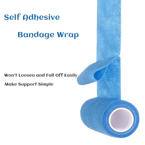 Elastic Self Adhesive Bandage Wrap 4 Inch (4 Inch-24 Count Color)