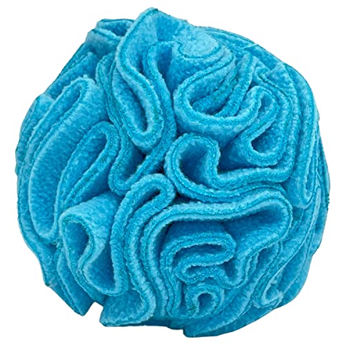 Small Breed Snuffle Puzzle Ball Treat Foraging Dog Toy Blue (Blue / Small)