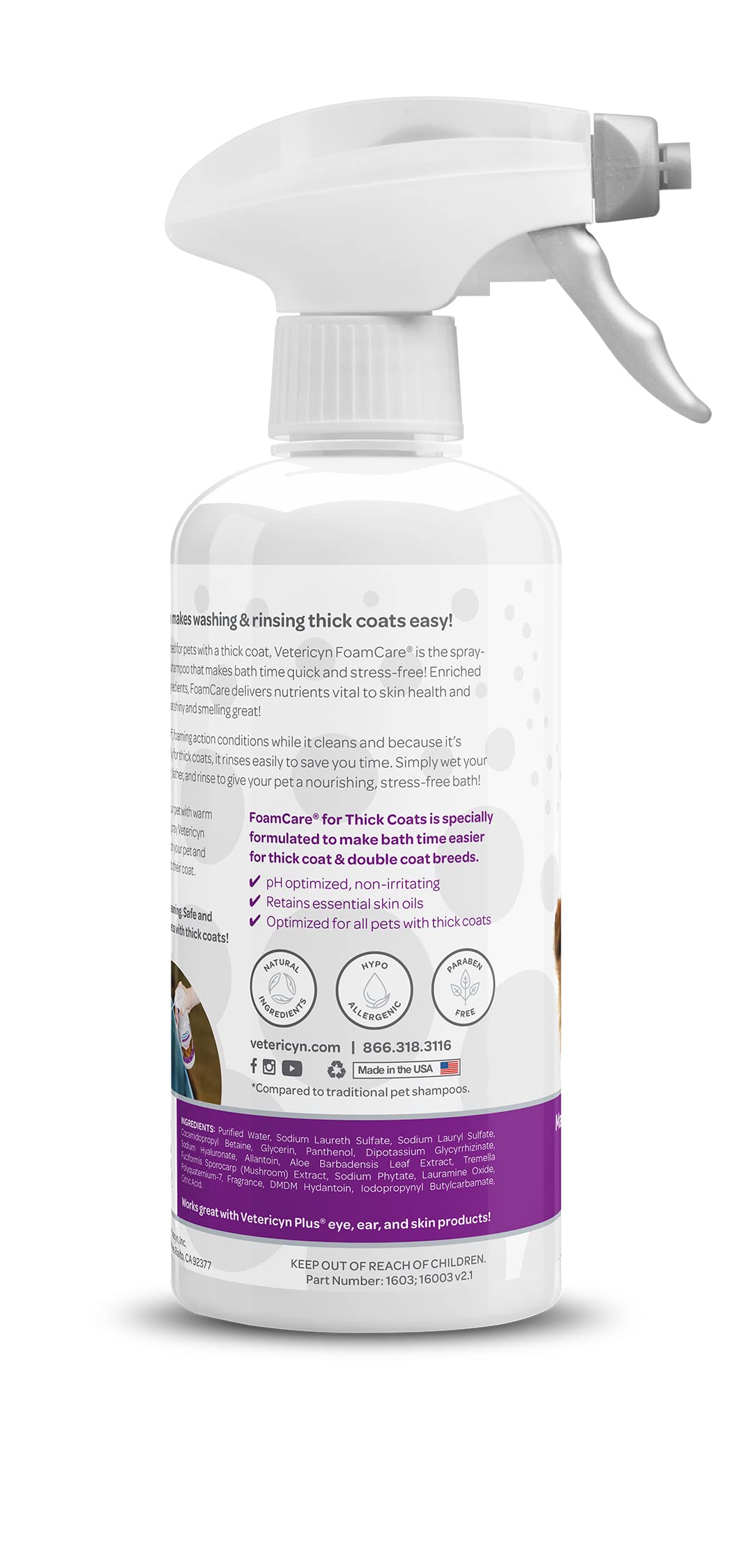 FoamCare Dog Shampoo and Conditioner (Thick Coats)