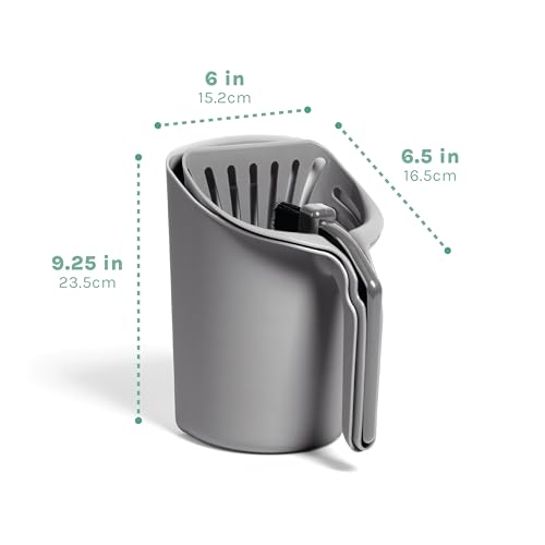 Infinity Cat Litter Scoop with Holder (F) Plastic Litter Scoop with Holder)