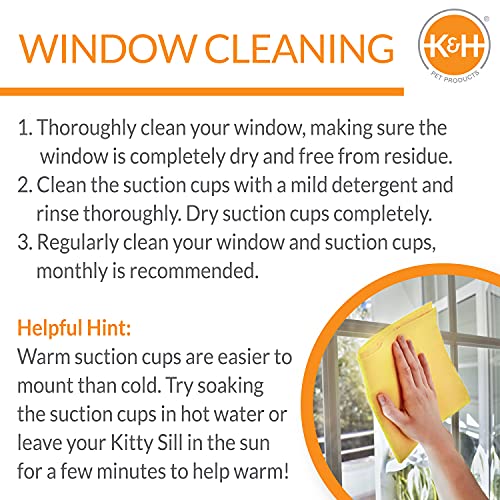 K&H Cat Window Perch (12 X 23 Inches / No Bolster)