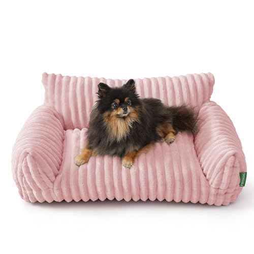 Cute Couch Bed for Pets (30.0"L x 20.0"W x 10.0"Th / Pink)