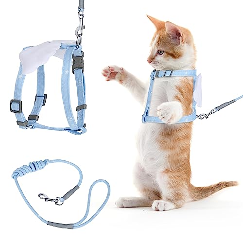 Cat Harness and Leash Set (Sky Blue)
