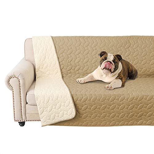 Pet Bed Cover Dog Bed Blanket for Sofa and Furniture Waterproof New Pattern Design (52x82 Inch (Pack of 1) / Sand)