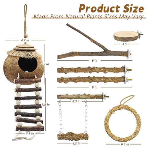 7PCS Bird Perches