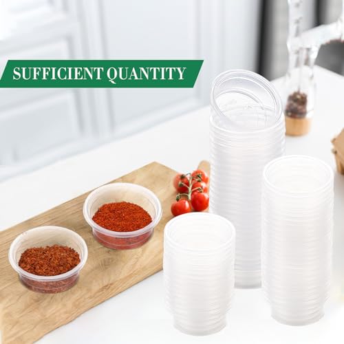 1000 Pcs 0.5 oz Gecko Feeding Cups Small Gecko Food and Water Cups Reptile Feeding Bowls Plastic Bearded Dragon Food Bowl for Lizard Small Pet Ledge Accessories (Transparent)