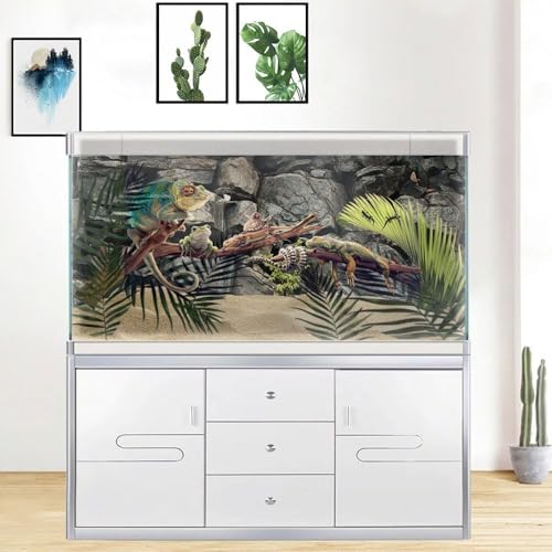 48X20IN Stone Aquarium Background (48X20in/120X50cm / Stone)