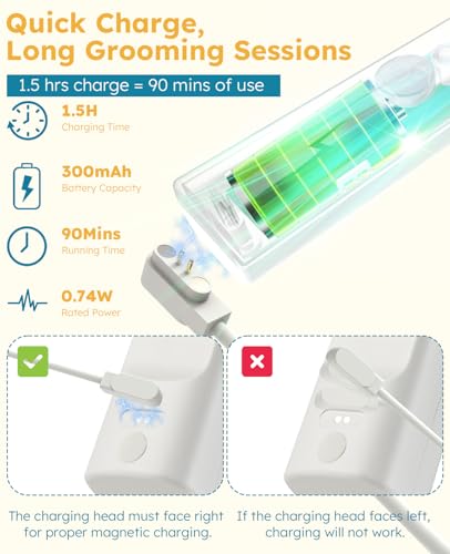 Cat Steam Brush for Cats & Dogs (Yellow - Long Head)