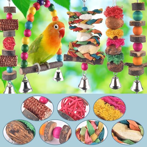 7‑Pack Bird Chew Toys (7 pieces)