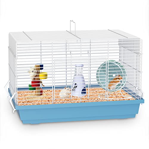 Hamster cage for Hamsters (23.6"L x 14.2"W x 16.1"H / Blue)