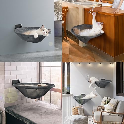 Cat Hammock Wall Mounted (Gray)