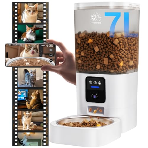 Automatic Cat Feeder with 2K Camera (White-1)
