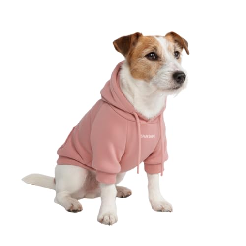 Dog Hoodie Buttery (Dusty Pink / Large)