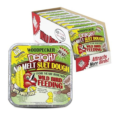 Woodpecker Delight No Melt Suet Dough (1.47 Ounce (Pack of 8) / Woodpecker, 8 Pack)