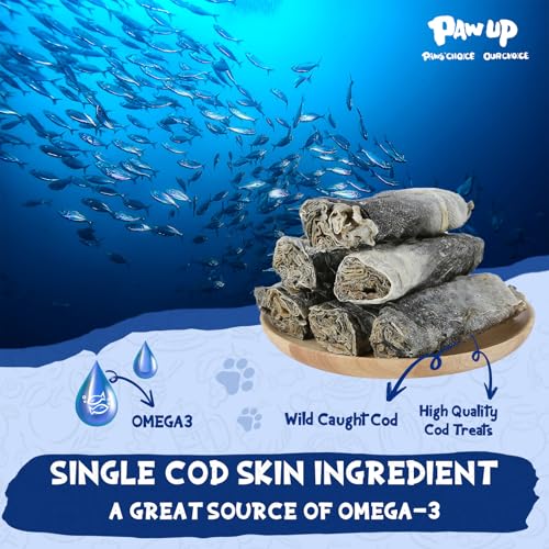 Cod Skin Dog Treats (1.01 Pound (Pack of 1))